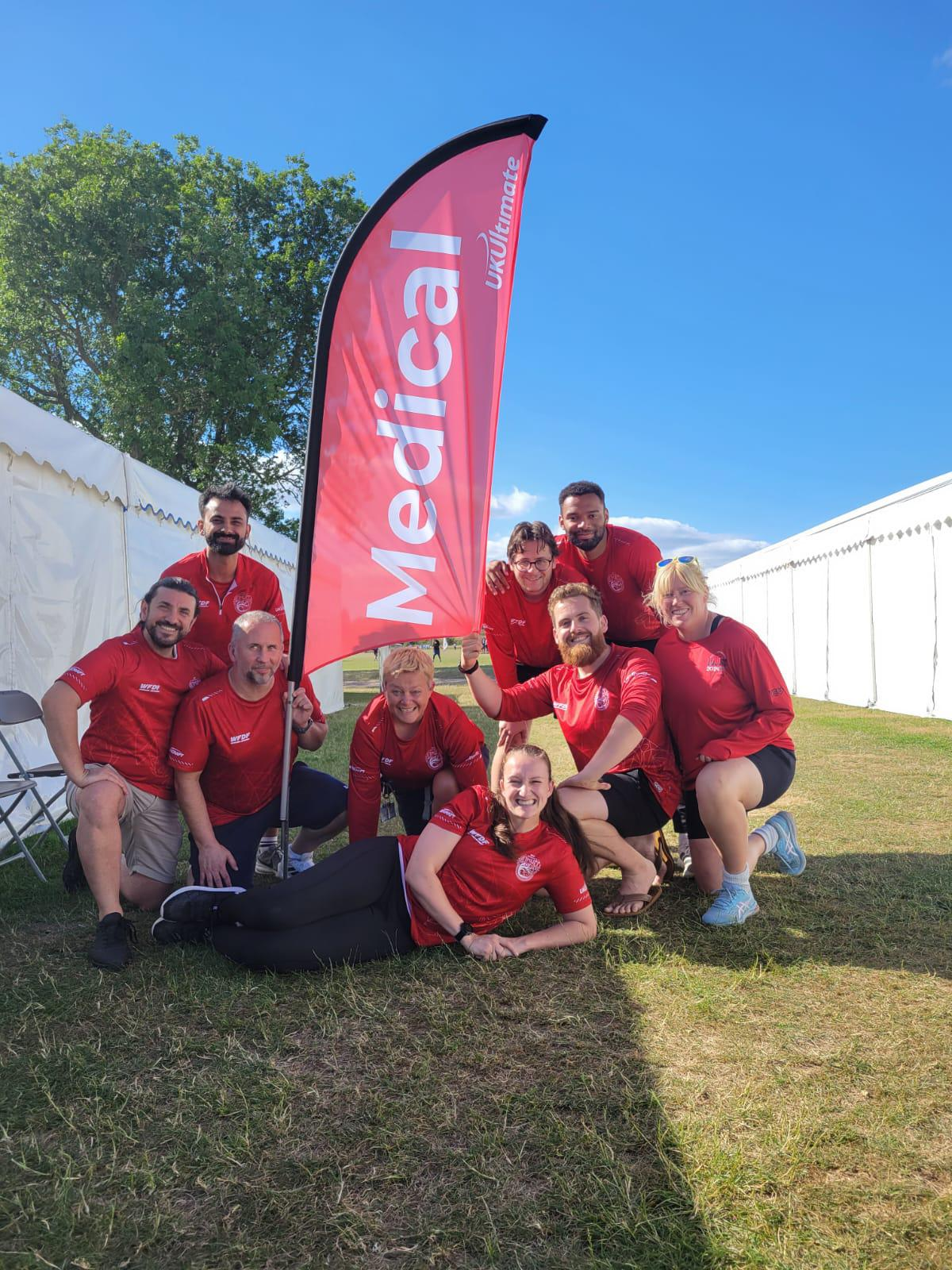 Surrey Physio medical team at WMUCC 2026